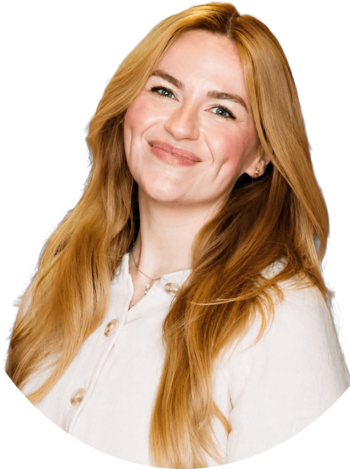 Portrait of Anna Vanderpool, smiling